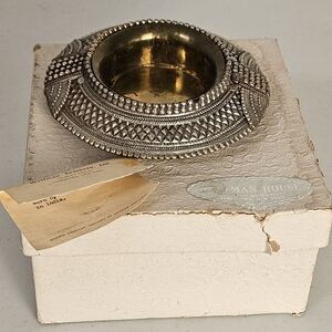 Antique African Omani Slave Anklet Vintage Brass Anklet From India Or Ashtray